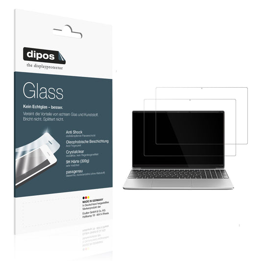 2x Screen Protector for Jumper S7HI12640 15.6 Zoll Flexible Glass 9H dipos