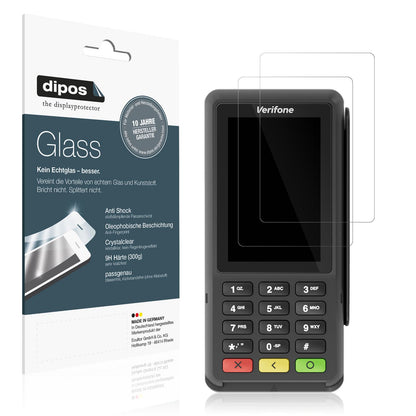 2x Screen Protector for Adyen P400 Plus Flexible Glass 9H dipos