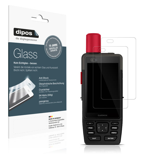 2x 9H Schutzfolie für Garmin GPSMAP H1i Plus Panzerfolie