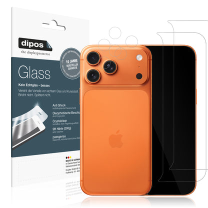 2x Screen Protector for Apple iPhone 17 Pro mit Kameraschutz Flexible Glass 9H