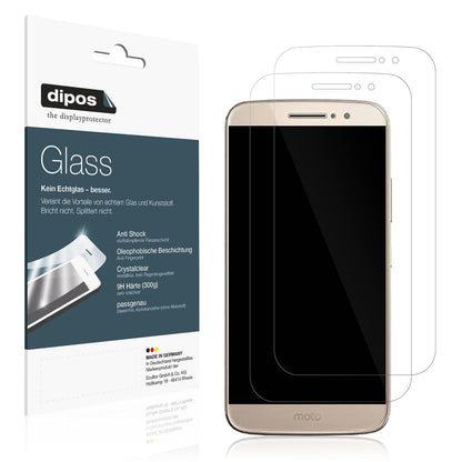 2x Screen Protector for Motorola Moto M CXT 1663 Flexible Glass 9H dipos