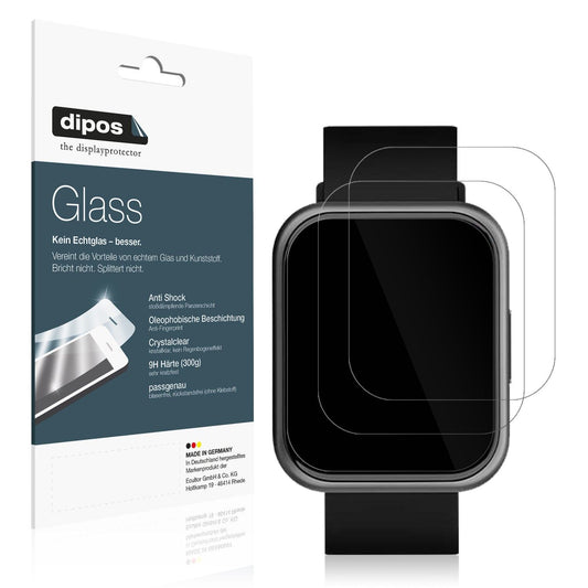 2x Screen Protector for Noise ColorFit Ultra Flexible Glass 9H dipos