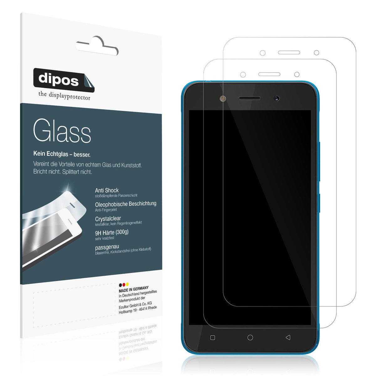 2x Screen Protector for itel A23 pro Flexible Glass 9H dipos