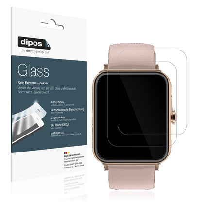 2x Screen Protector for Noise Colorfit Pro 3 Assist Flexible Glass 9H dipos