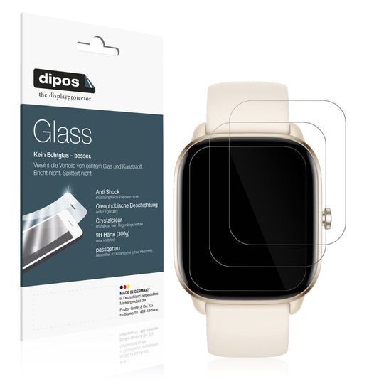 2x Screen Protector for Amazfit GTS 4 mini Flexible Glass 9H dipos