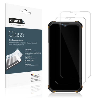 2x 9H Clear Screen Protector for Oukitel WP15 – Shatterproof, Crystal Clear | dipos