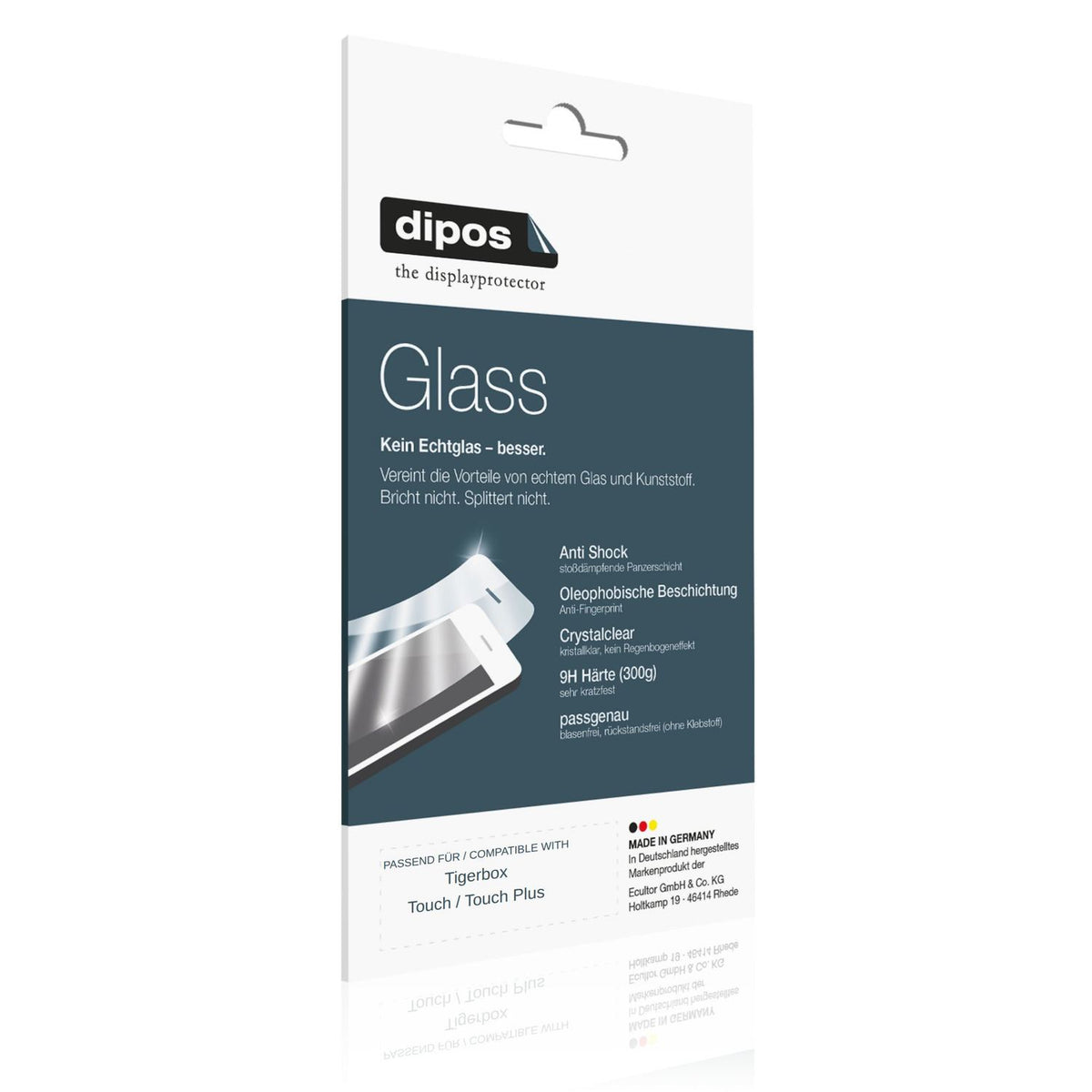 2x Screen Protector for Tigerbox Touch / Touch Plus Flexible Glass 9H dipos
