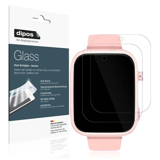 2x Screen Protector for Okyuk 4G Kids Flexible Glass 9H dipos