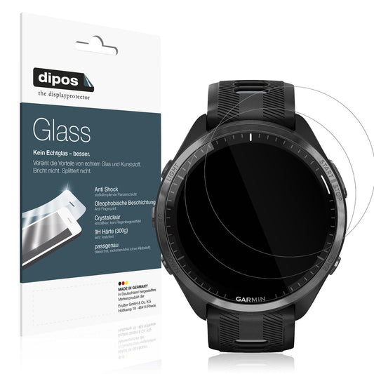 2x Screen Protector for Garmin Forerunner 965 Flexible Glass 9H dipos