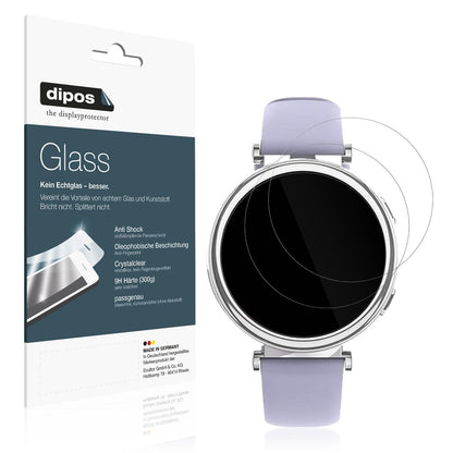2x Screen Protector for Sanorum 1.27 Zoll Smartwatch Flexible Glass 9H dipos