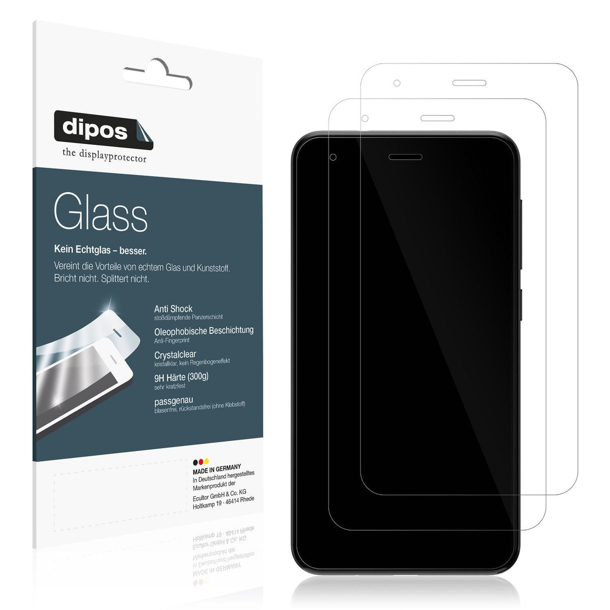 2x Screen Protector for ZTE Blade A35 Lite Flexible Glass 9H dipos