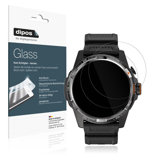 2x Screen Protector for ticWatch Atlas Flexible Glass 9H dipos