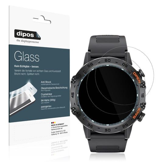 2x Screen Protector for Lige BW1846F 1.39 Zoll Flexible Glass 9H dipos