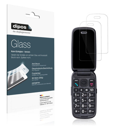 2x Screen Protector for Panasonic KX-TU550EXC Flexible Glass 9H dipos