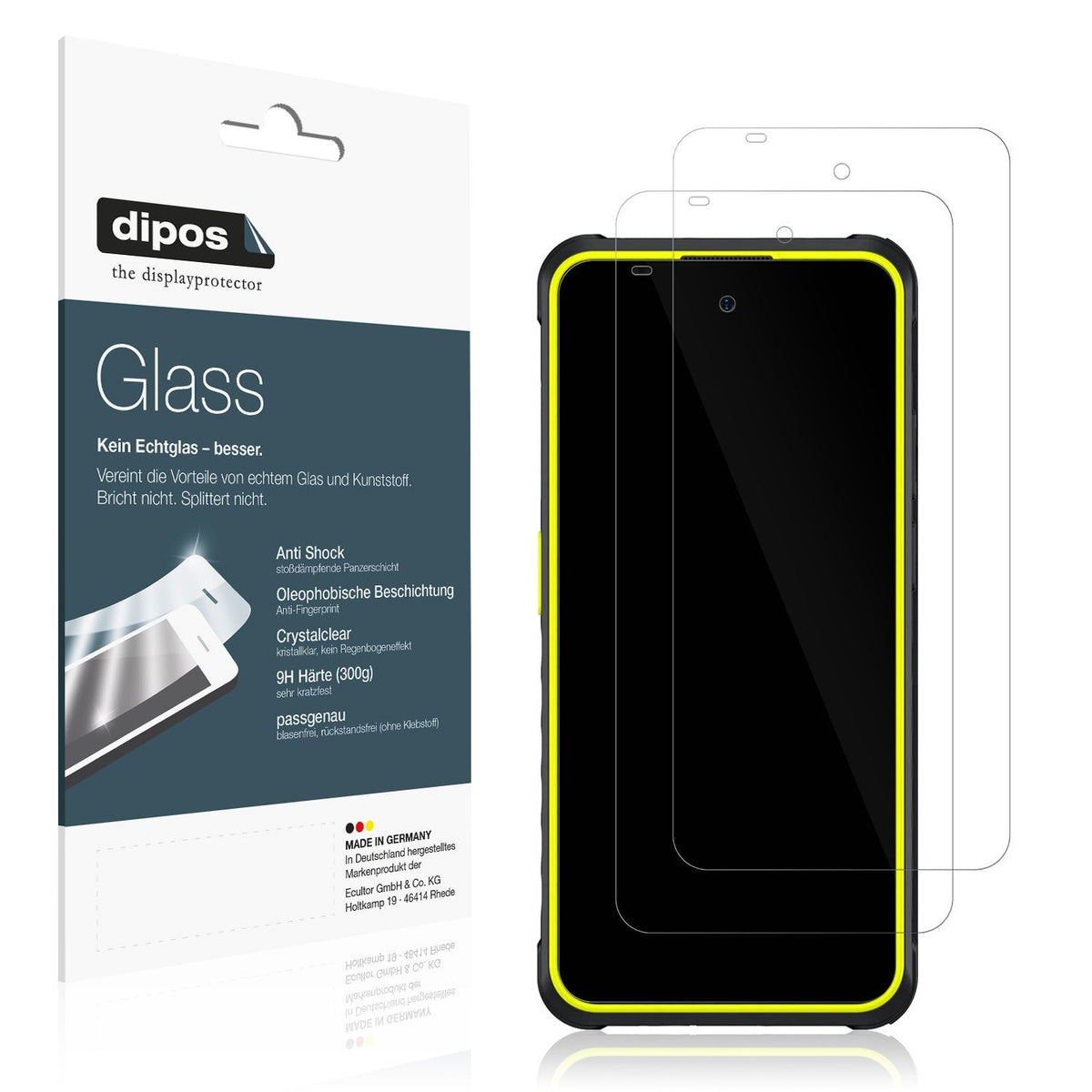2x Screen Protector for Ulefone Armor X31 Pro 5G Flexible Glass 9H dipos