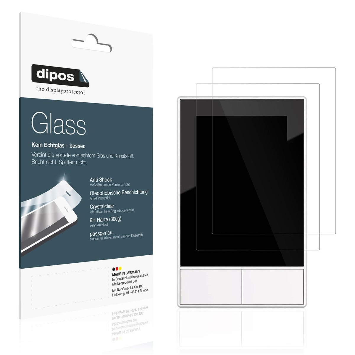 2x Screen Protector for SONOFF NSPanel-EUW Flexible Glass 9H dipos