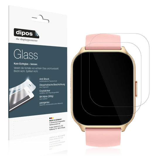 2x Screen Protector for ZOSKVEE P95 Smartwatch Flexible Glass 9H dipos