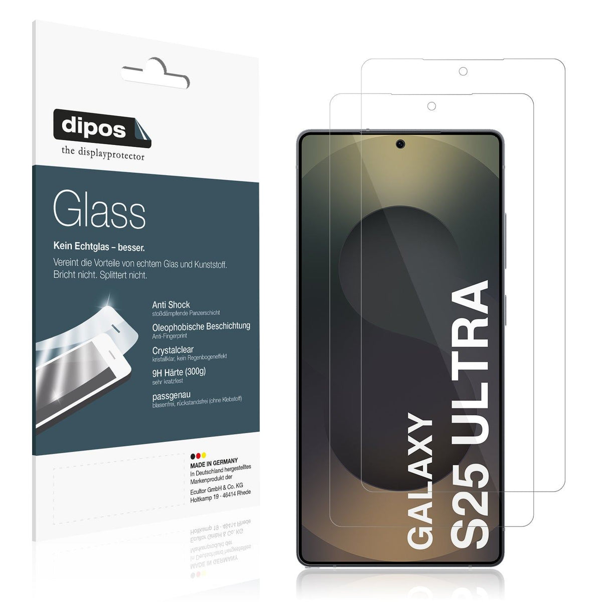 2x Screen Protector for Samsung Galaxy S25 Ultra Enterprise Edition Flexible