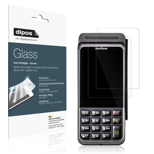2x Screen Protector for Verifone V400m Flexible Glass 9H dipos