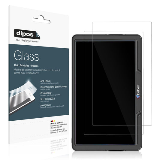 2x Screen Protector for Elebest City 80T Flexible Glass 9H dipos
