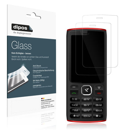 2x Screen Protector for Ziox Thunder Mega Flexible Glass 9H dipos