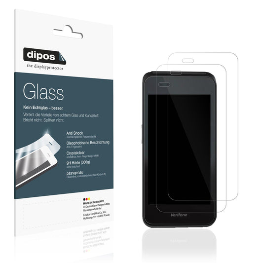2x Screen Protector for Verifone Carbon Mobile 5 Flexible Glass 9H dipos
