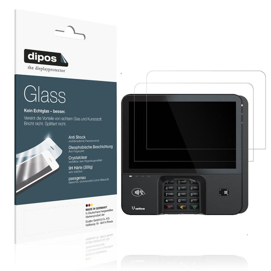 2x Screen Protector for Verifone M450 Flexible Glass 9H dipos