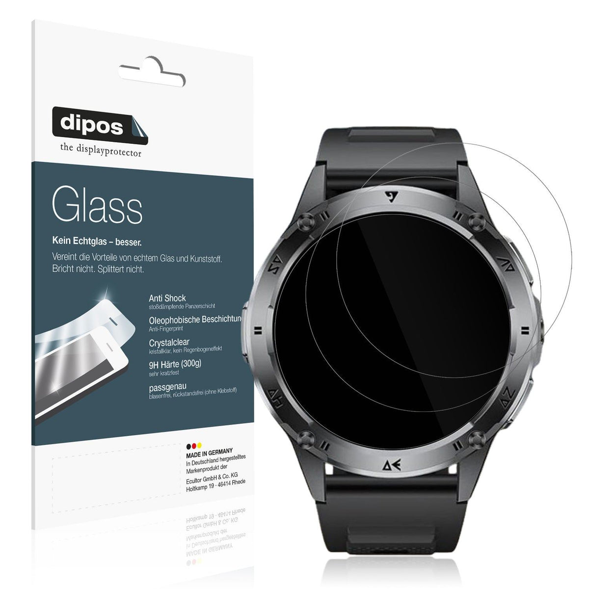 2x Screen Protector for LIGE EF1 Pro Flexible Glass 9H dipos