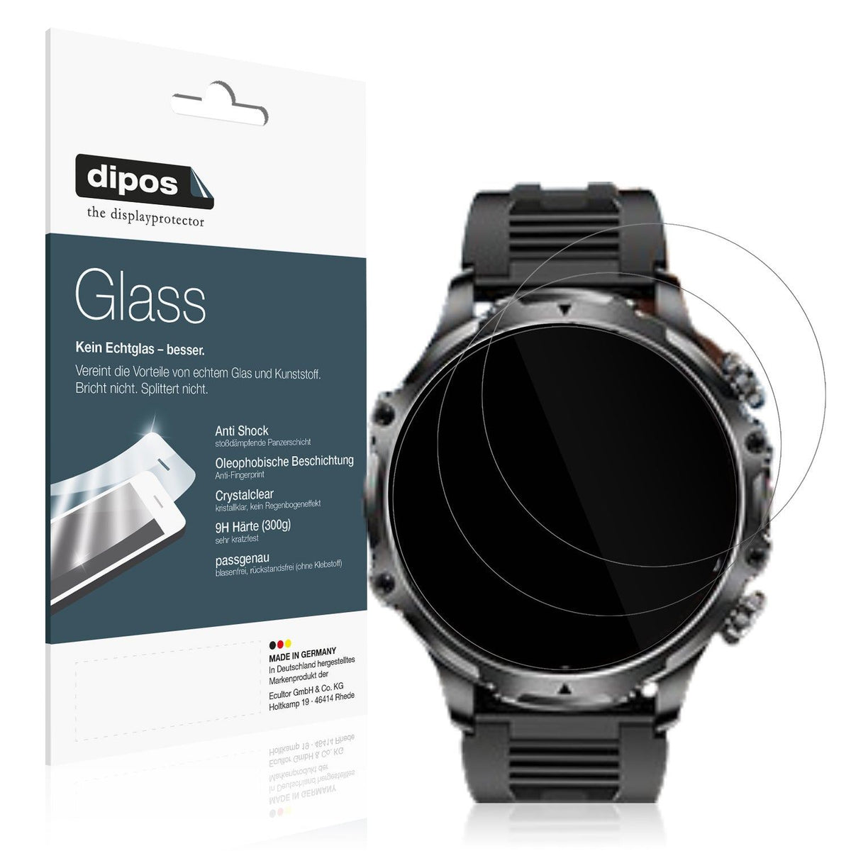 2x Screen Protector for SUNKTA FV15-AA Flexible Glass 9H dipos