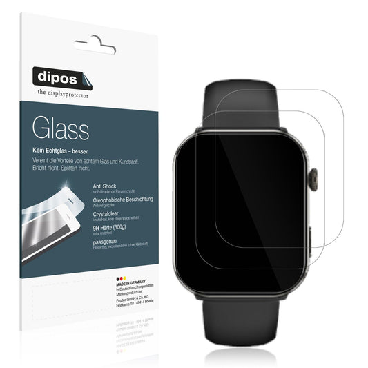 2x Screen Protector for Haulvean G39 1.85 Zoll Flexible Glass 9H dipos