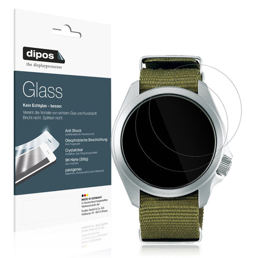 2x Screen Protector for Seiko 5 Sports SBSA055 Flexible Glass 9H dipos