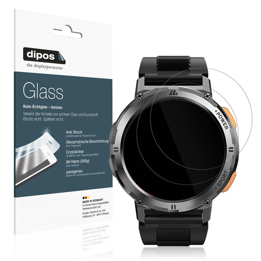 2x Screen Protector for HIDAMEL T3E Flexible Glass 9H dipos