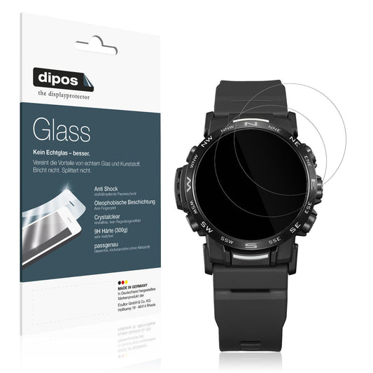 2x Screen Protector for Casio PRW-35Y-1B Flexible Glass 9H dipos