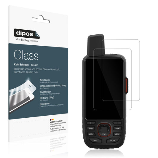 2x Screen Protector for Garmin GPSMAP 66i Flexible Glass 9H dipos