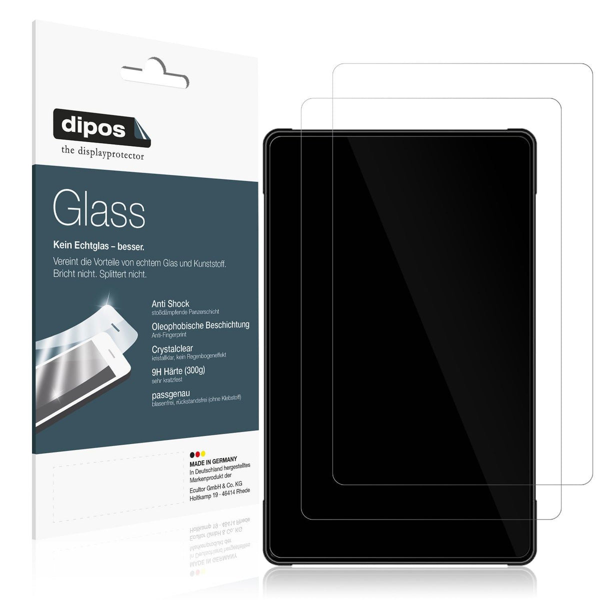 2x Screen Protector for Woibugee Motorrad Display 7 Zoll Flexible Glass 9H dipos