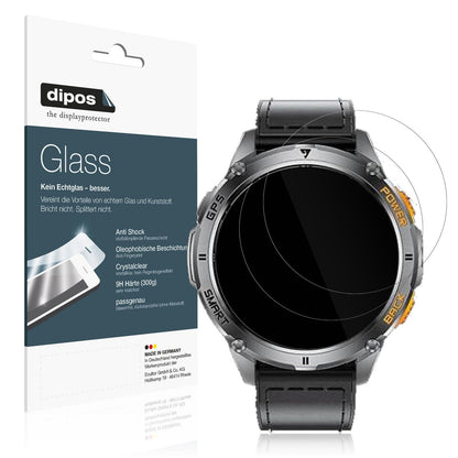 2x Screen Protector for FOXBOX DM4 1.43 Zoll Flexible Glass 9H dipos
