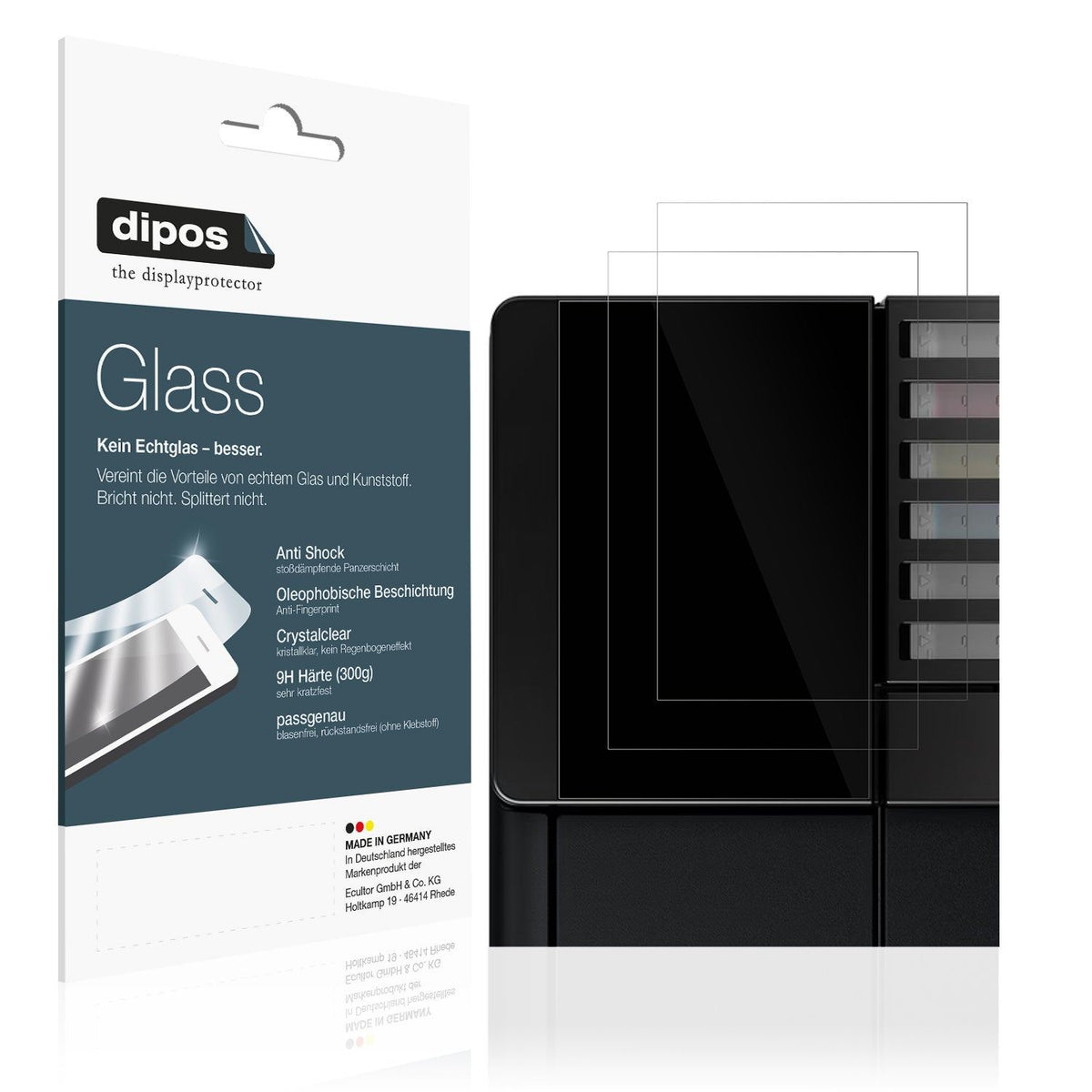 2x Screen Protector for Epson EcoTank ET-8550 Flexible Glass 9H dipos