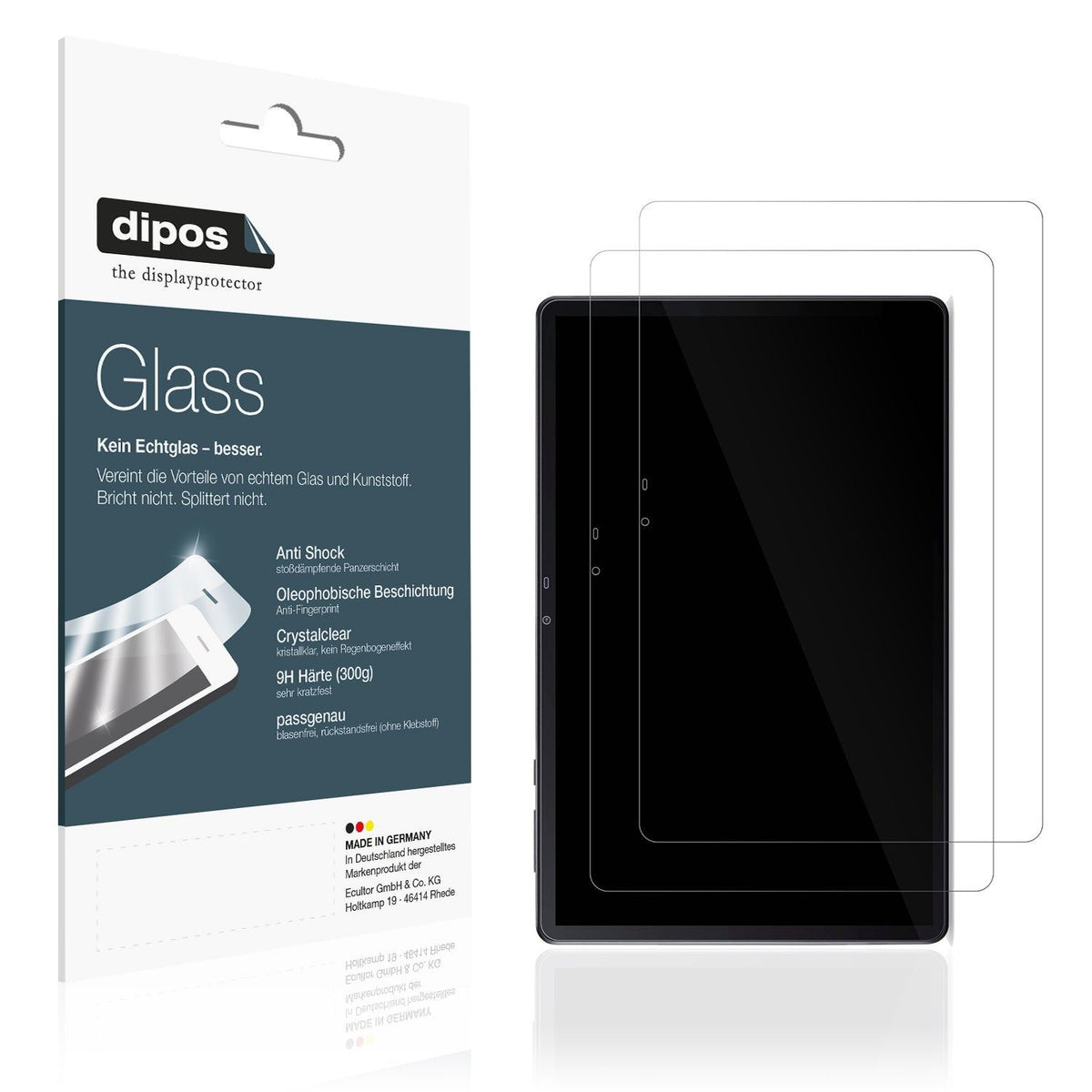 2x Screen Protector for Acer Iconia P10-21Q-83XL Flexible Glass 9H dipos
