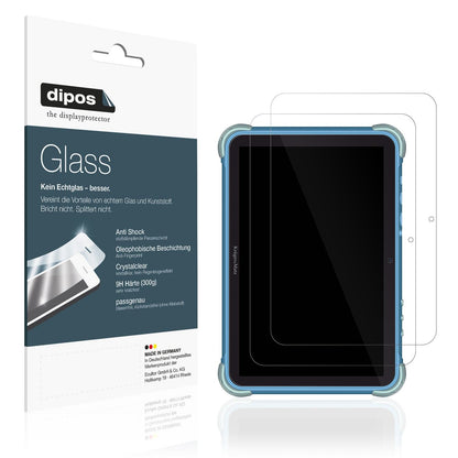2x Screen Protector for Kruger Matz Fun 1008 Flexible Glass 9H dipos