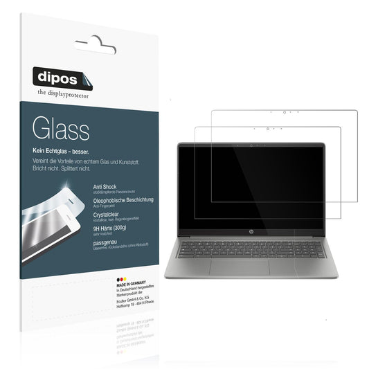 2x Screen Protector for HP Chromebook Plus 15a-nb Flexible Glass 9H dipos