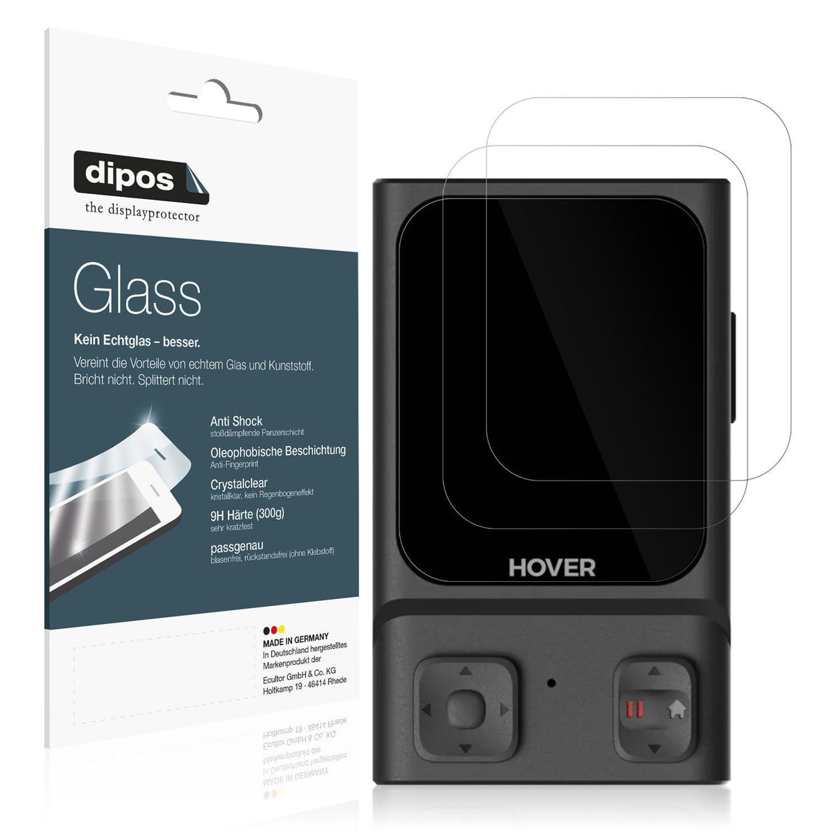 2x Screen Protector for Hoverair Beacon Flexible Glass 9H dipos