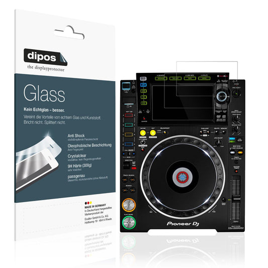 2x Screen Protector for Pioneer CDJ-2000NXS2 Display Flexible Glass 9H dipos
