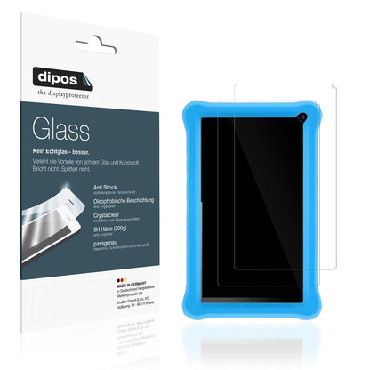 2x Screen Protector for Sumtab Kinder Tab 7 Zoll Flexible Glass 9H dipos