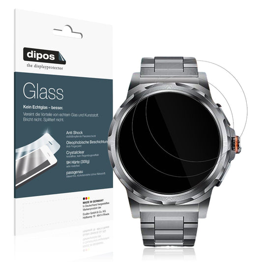 2x Screen Protector for LIGE SML3-A 1.43 Zoll Flexible Glass 9H dipos