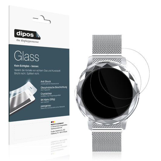 2x Screen Protector for Homailida G209 1.32 Zoll Flexible Glass 9H dipos