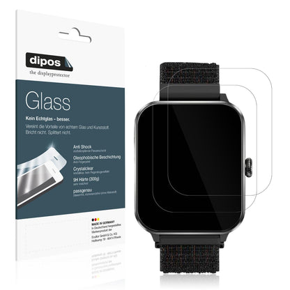 2x Screen Protector for IOWODO R50pro 1.85 Zoll Flexible Glass 9H dipos