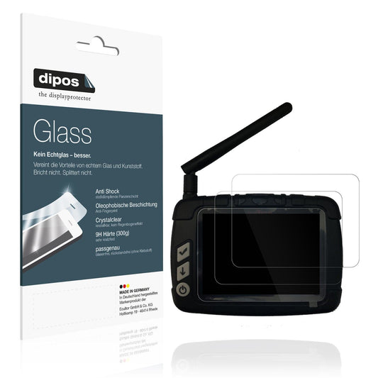 2x Screen Protector for Boatman Plus Fishfinder Flexible Glass 9H dipos