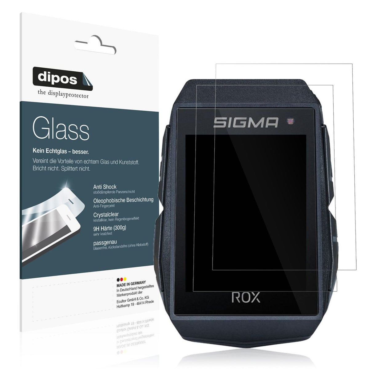2x Screen Protector for Sigma Rox 11.1 Flexible Glass 9H dipos