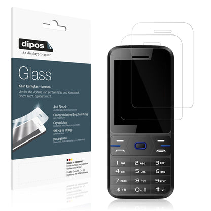 2x Screen Protector for I Kall K64 New Flexible Glass 9H dipos