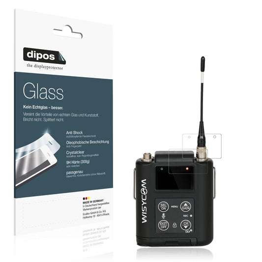 2x Screen Protector for Wisycom MTP60 Flexible Glass 9H dipos